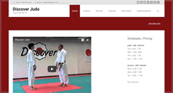 Desktop Screenshot of discoverjudo.com